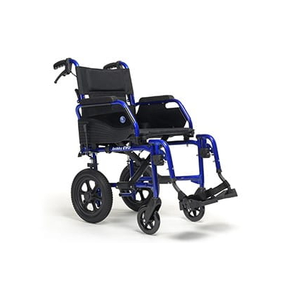 Fauteuil de transfert ultra léger pliable Bobby Evo Vermeiren bleu