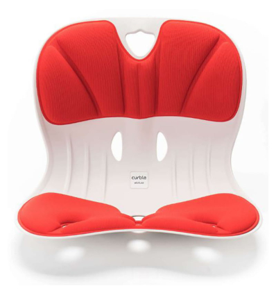 Assise ergonomique d'aide à la posture Curble Chair Ablue rouge wider