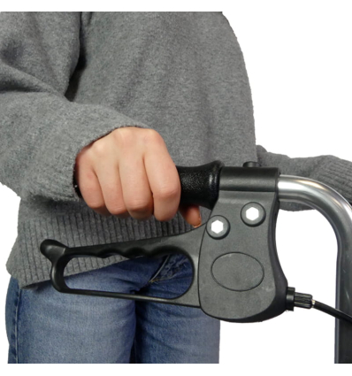 Poignée avec frein du déambulateur 3 roues ultra léger et pliable Delta