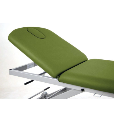 Table d'examen hydraulique 2 plans réglable en hauteur vert