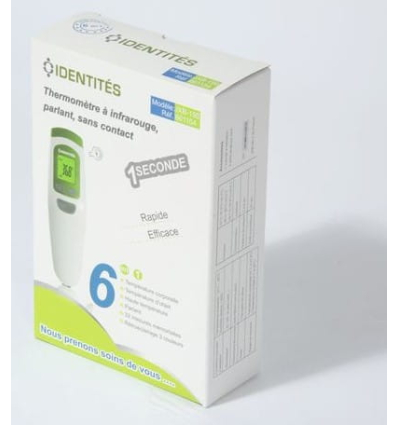 Thermomètre médical fiable sans contact parlant