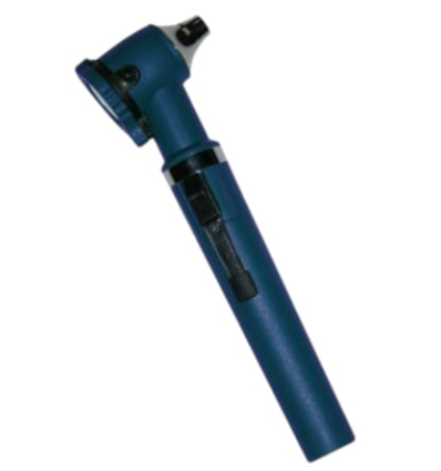 Otoscope auriculaire professionnel à fibre optique Comelight FO bleu