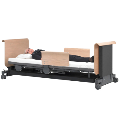 Lit médicalisé électrique 1 personne rotatif et releveur Rotobed Free