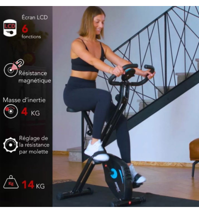 Vélo d'appartement pliant pour la rééducation Striale SV-317 Care Fitness