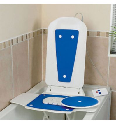 Siège élévateur de bain électrique Bathmaster Deltis avec disque de transfert