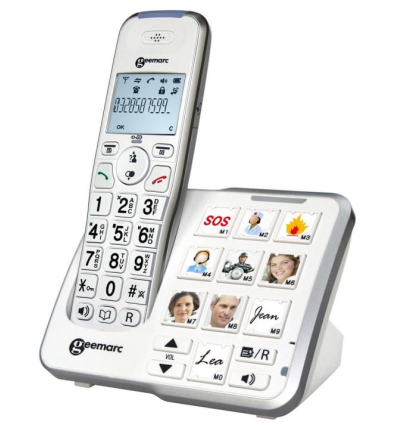 Téléphone sans fil à grosses touches Geemarc Amplidect 295 photo