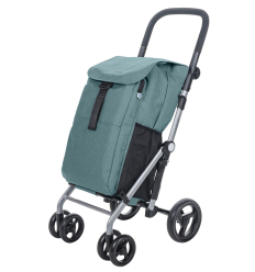 Chariot de courses 4 roues à pousser Lett 435 Classic Carlett vert