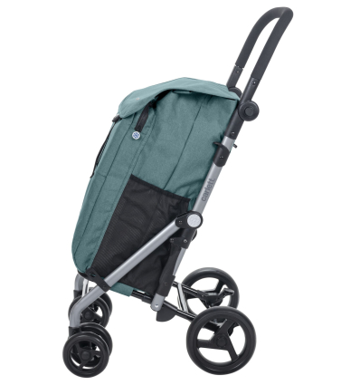 Chariot de courses 4 roues à pousser Lett 435 Classic Carlett vert