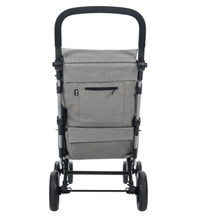 Chariot de courses 4 roues à pousser Lett 475 Classic Carlett gris