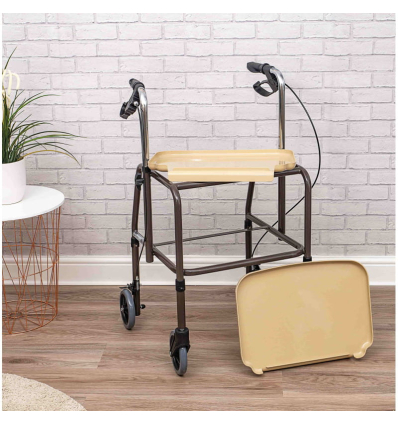 Table desserte roulante d'intérieur avec freins