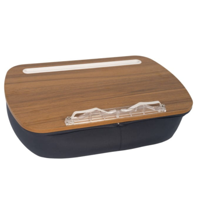 Coussin avec support de lecture ergonomique inclinable pour livre, tablette et ordinateur