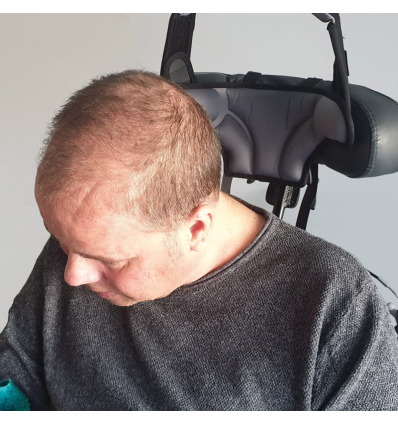 Cale-tête adulte et enfant pour fauteuil roulant Headaloft