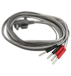 Jeu de 2 câbles bipolaires pour éléctrostimulateur Cefar Peristim Pro et Rehab x2