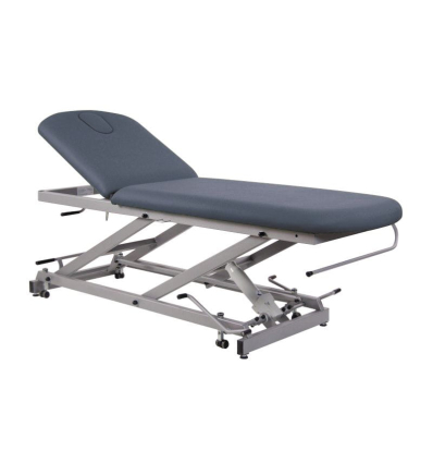 Table d'examen hydraulique 2 plans réglable en hauteur gris