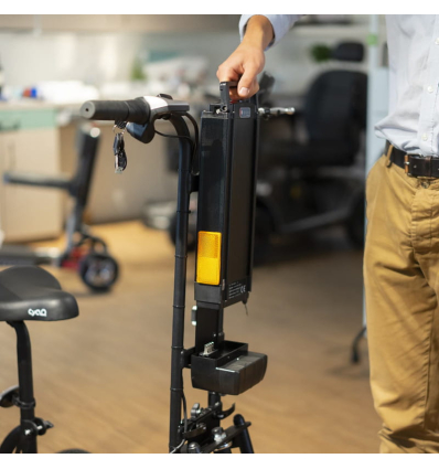 Batterie du scooter 3 roues électrique PMR pliable Happy Scoot