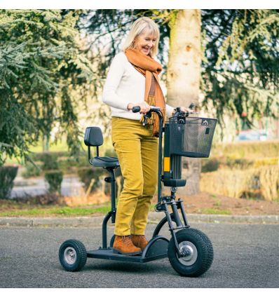 Scooter 3 roues électrique PMR pliable Happy Scoot