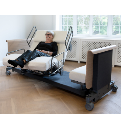Location lit médicalisé électrique rotatif et releveur Rotobed Free