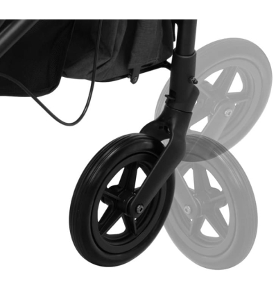 Roues pivotantes du déambulateur chariot de courses 4 roues à pousser pliable R05 Playcare