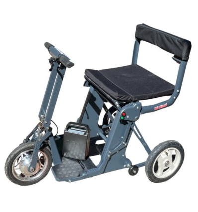 Scooter 3 roues électrique pliable senior DI BLASI R30 gris