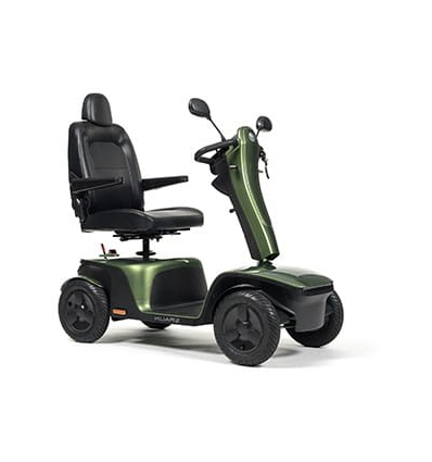 Scooter 4 roues électrique handicapé PMR Kuarz Vermeiren olive green vert