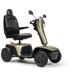 Scooter 4 roues électrique handicapé PMR Kuarz Vermeiren mat gold doré