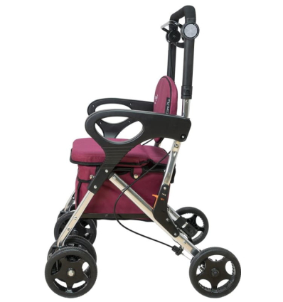 Déambulateur chariot de courses 4 roues à pousser avec siège Care Plus Playcare