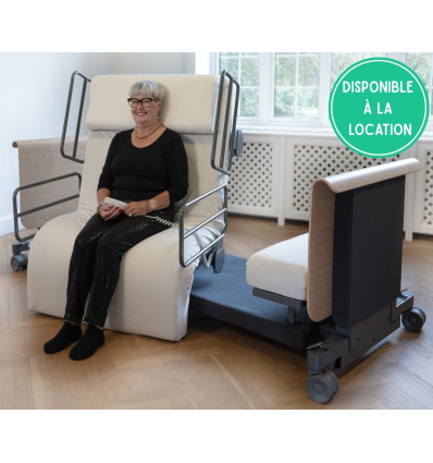 Location lit médicalisé électrique rotatif et releveur Rotobed Free