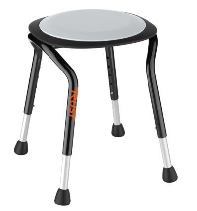 Tabouret de douche rotatif design Let's Frisbee TrustCare noir