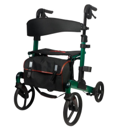 Déambulateur 4 roues léger et pliable avec siège Neo Fold vert