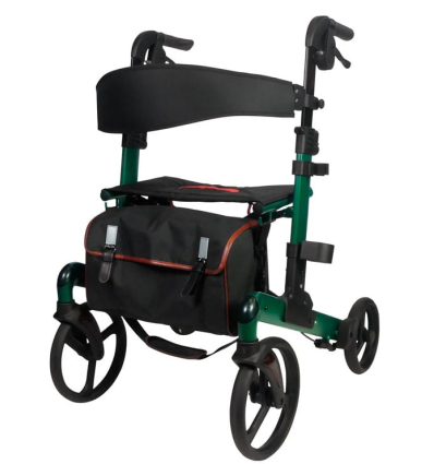 Déambulateur 4 roues léger et pliable avec siège Neo Fold vert