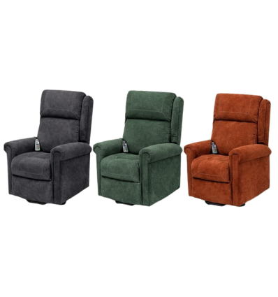 Fauteuil releveur électrique 4 moteurs massant et chauffant Nagoya