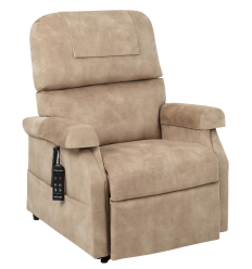 Fauteuil releveur 1 moteur électrique relax Confort Premium chamois beige