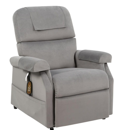 Fauteuil releveur 1 moteur électrique relax Confort Premium gris