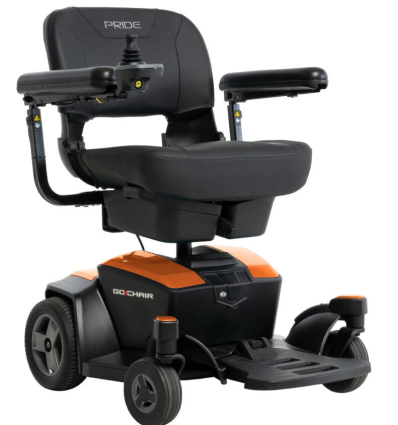 Fauteuil roulant électrique léger et démontable Go Chair Pride orange