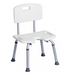 Chaise de douche médical anatomique avec poignées