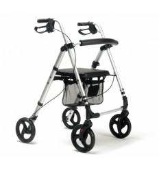 Déambulateur 4 roues léger et pliable Eco Plus Vermeiren gris