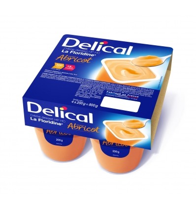 Pack de 4 crèmes desserts La Floridine Delical abricot