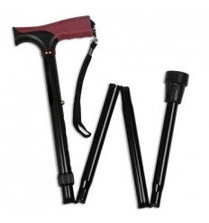 Canne de marche T pliante