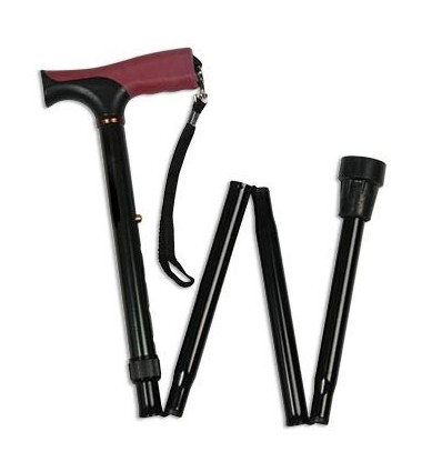 Canne de marche T pliante