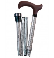 Canne de marche pliante Derby Fashion black and white herdegen