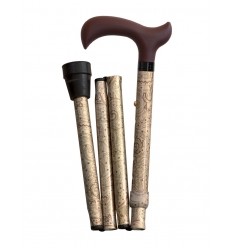 Canne de marche pliante Derby Fashion cashmere pastel herdegen