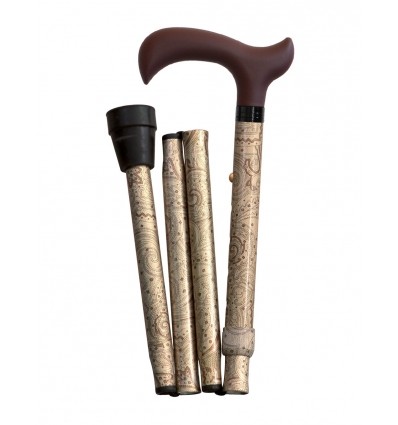 Canne de marche pliante Derby Fashion cashmere pastel herdegen