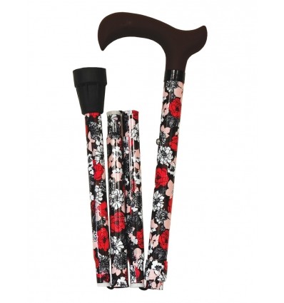 Canne de marche pliante Derby Fashion derby flower herdegen