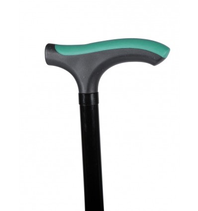 Canne de marche T bi-matière Advance vert