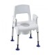 Chaise de douche percée avec accoudoirs Pico Commode Aquatec