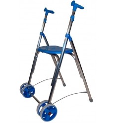 Déambulateur 2 roues ultra léger Kamaleon bleu foncé