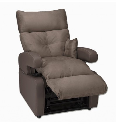 Fauteuil releveur Cocoon XXL - design 2ème génération grège
