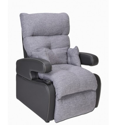Fauteuil releveur Cocoon XXL - design 2ème génération gris chiné
