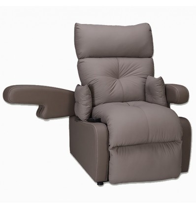 Fauteuil releveur Cocoon 1 moteur - design 2ème génération taupe