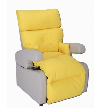 Fauteuil releveur Cocoon 2 moteurs - design 2ème génération citron